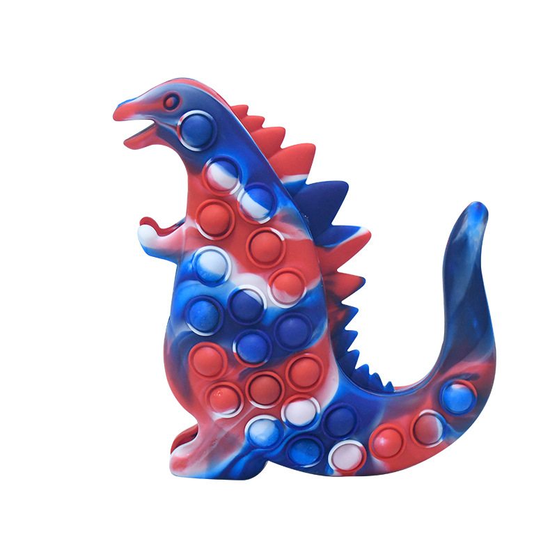 恐龙独角兽3D解压球硅胶减压雪糕甜甜圈捏捏乐减压发泄立体玩具恐详情图5