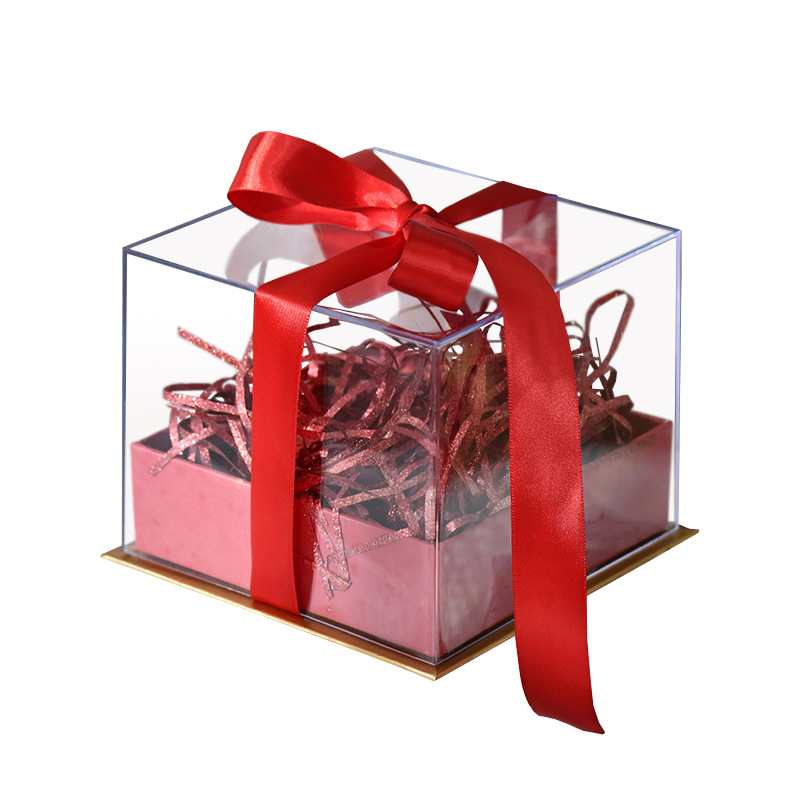 新款女神节礼/鲜花包装礼品盒/生日礼品包装盒白底实物图