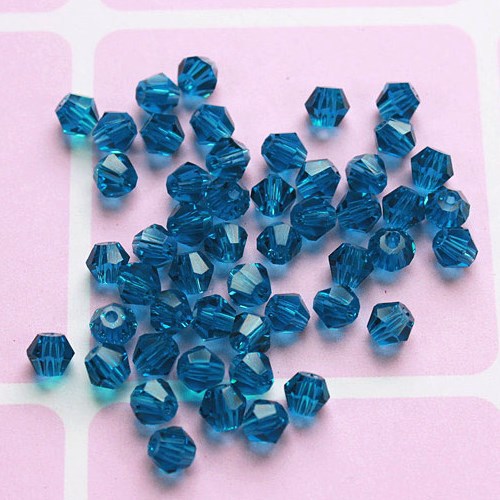 Austrian quality crystal beads diy loose beads 3/4/5/6/8mm diamond-shaped beads, dazzling white jewelry making materials pic 5