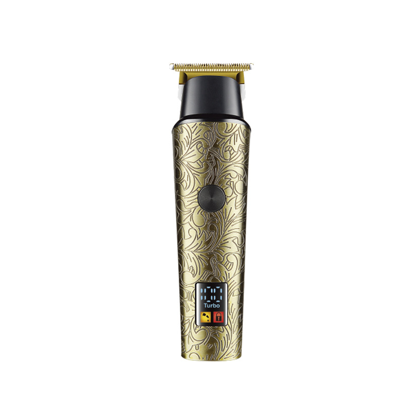 KEMEI's new large-capacity lithium battery electric clipper USB fast charging digital display professional engraving hair clipper Item Picture