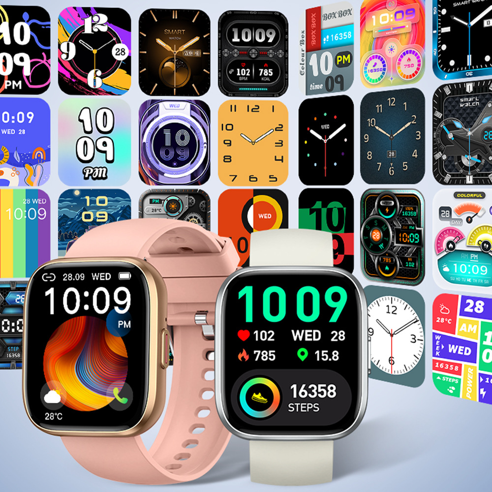 P114 Smart Watch Bluetooth Call Heart Rate Blood Oxygen Exercise Men's And Women's Fashion Watch Blood Pressure Health Detection Specification drawing