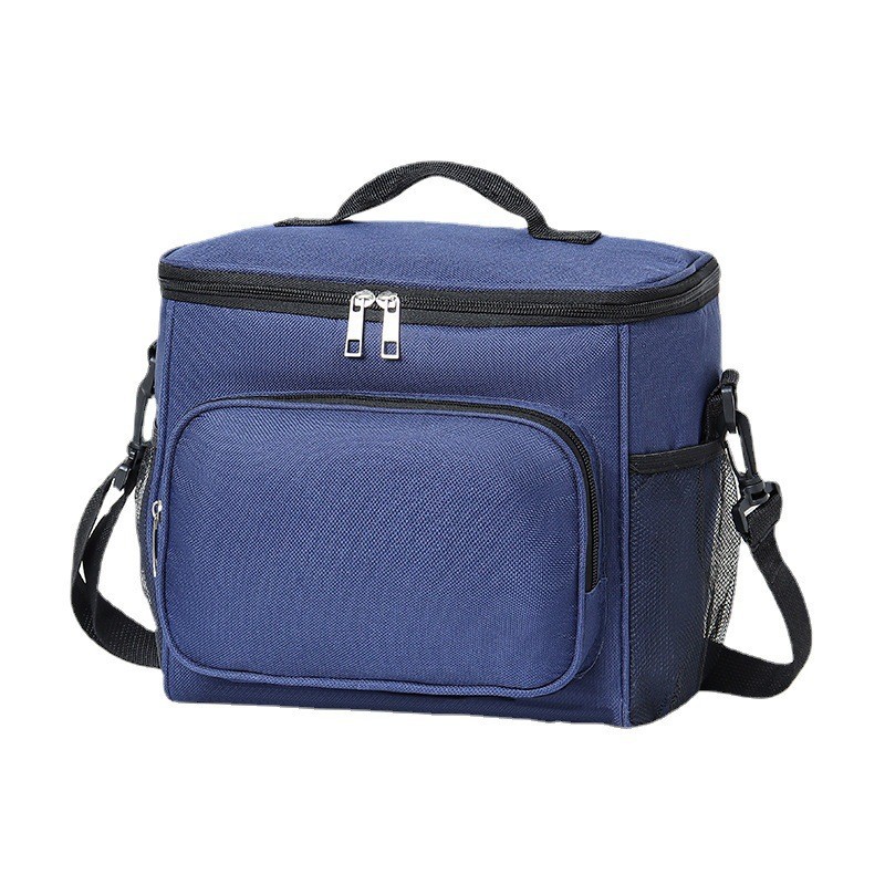 Cross-border best-selling insulated bags, thickened outdoor insulated bags, folding picnic ice packs, crossbody large-capacity hand-held bento bags Item Picture