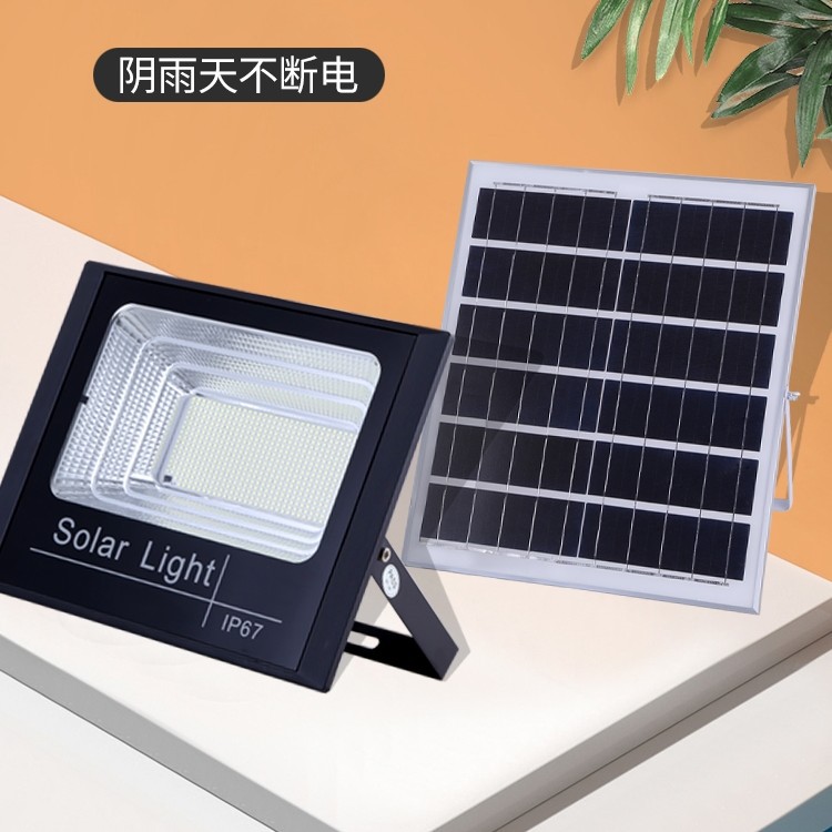 2024 New solar floodlights, LED outdoor lights, household garden lights, new rural ultra-bright waterproof street lights Application Scenario