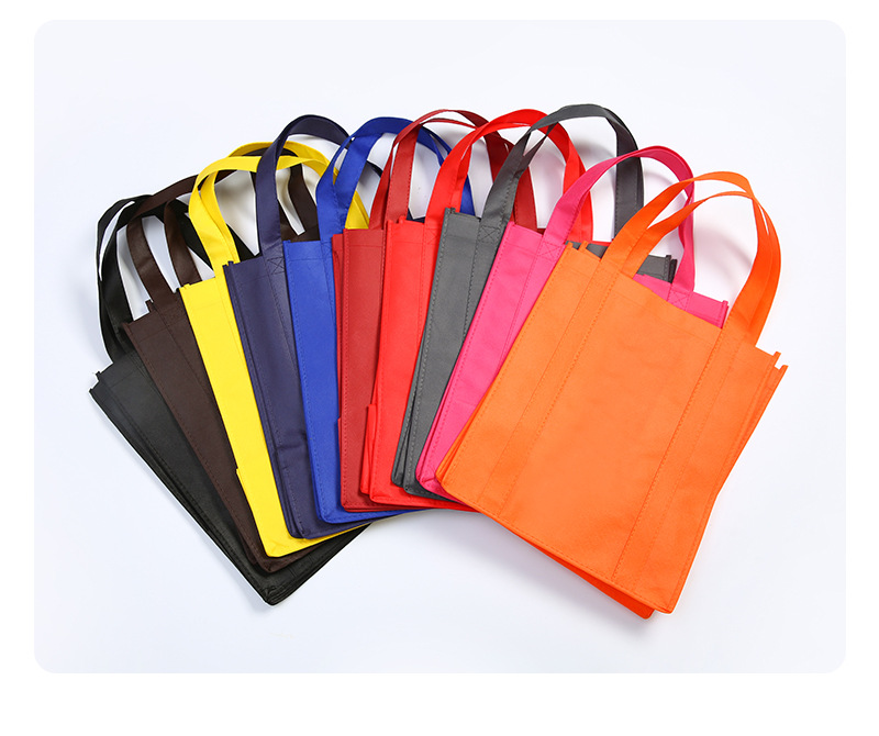 现货空白无纺布袋定制广告手提无纺布购物袋加厚礼品服装无纺布袋详情11