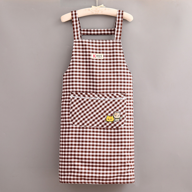 【 Chi Jia 】 Country-style waterproof apron, breathable for home use, wear-resistant, dirt-resistant, stain-resistant and oil-resistant Specification image