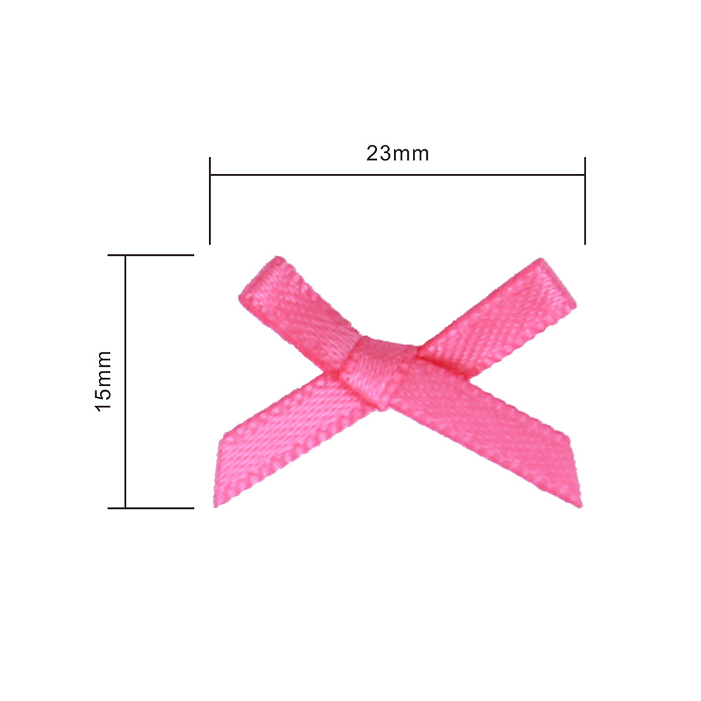 涤纶带丝带0.3cm手工蝴蝶结配饰内衣裤配饰小花迷你蝴蝶结细节图