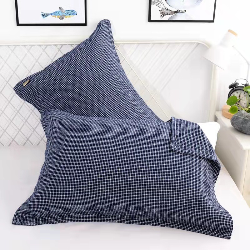 Cotton Pillow Towel Anti-Fall Strap Cotton Gauze A Pair Of High-Grade Household Perspirant Absorbent Breathable Student Dormitory Pillow Towel details Picture