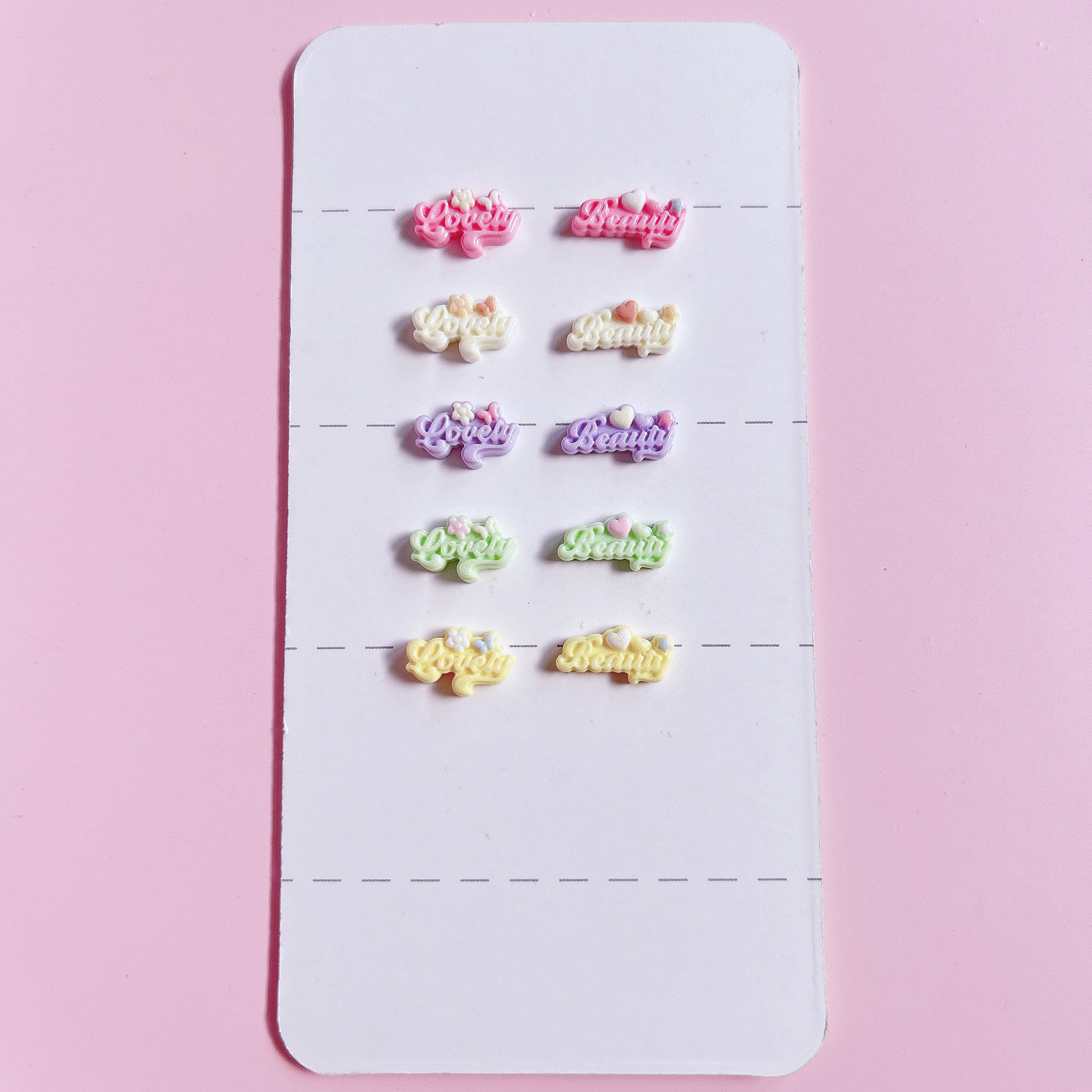 XN Mini Cute Character Tag Series Accessories diy Jewelry Handcrafted Hair Accessory Grab clip decoration and matching material stickers details Picture