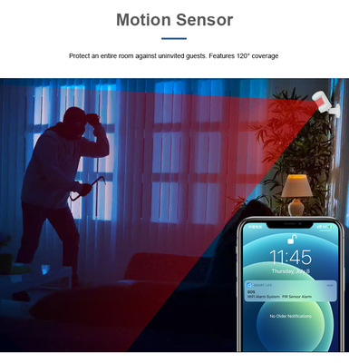 Doodle Intelligent support voice assistant small night light WiFi alarm remote control security alarm details Picture