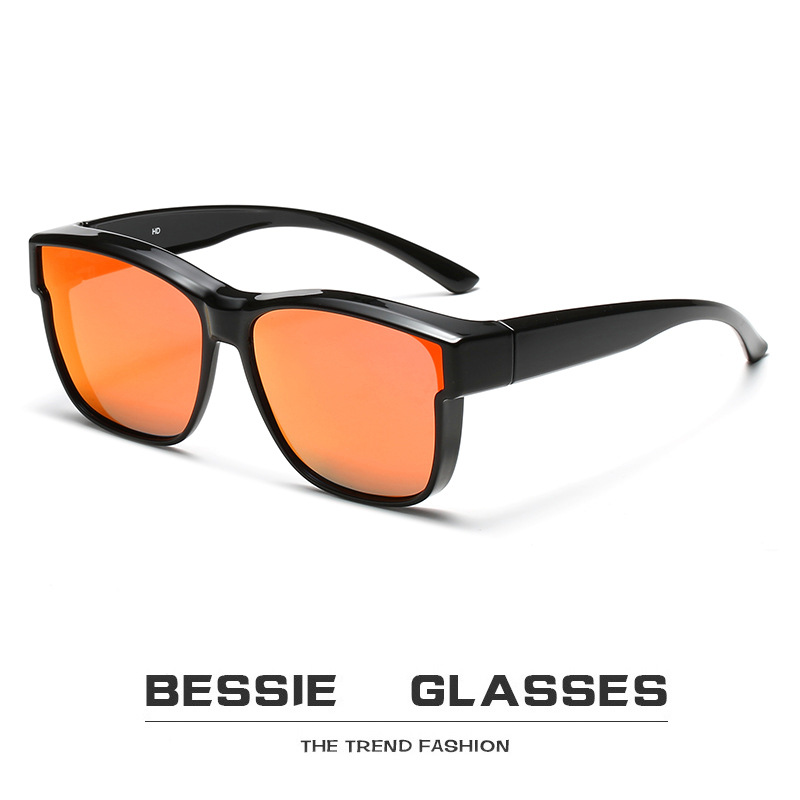 偏光近视套镜男女款时尚高级感开车防眩光防紫外线骑行炫彩太阳镜