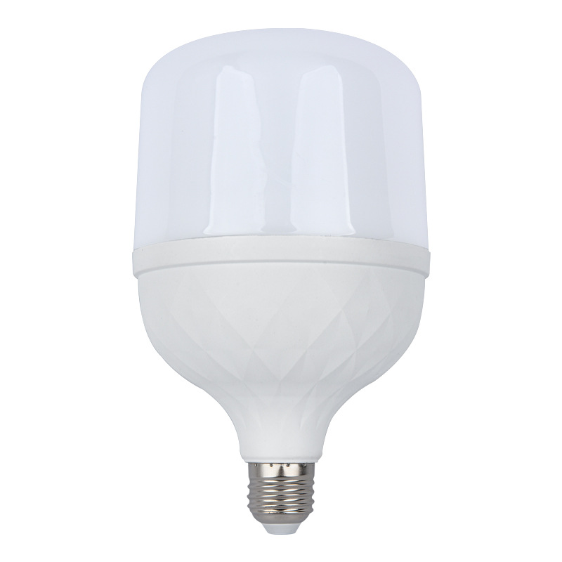 Led Light Bulb E27 Screw Constant Current Eye Protection Plastic Coated Aluminum Bulb Light Household Factory Commercial Super Bright Light Item Picture