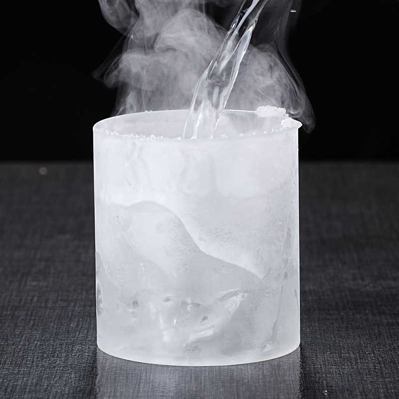 玻璃观山杯日式富士山藏山杯日本威士忌酒杯家用高颜值水杯创意详情图3