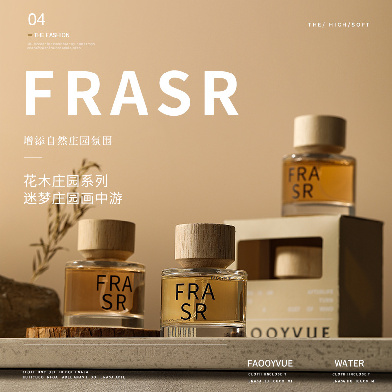 New Index Flower Wood Manor Perfume Ladies Niche Light Luxury Long Lasting Natural Fragrance Spray Wood Fragrance Wholesale