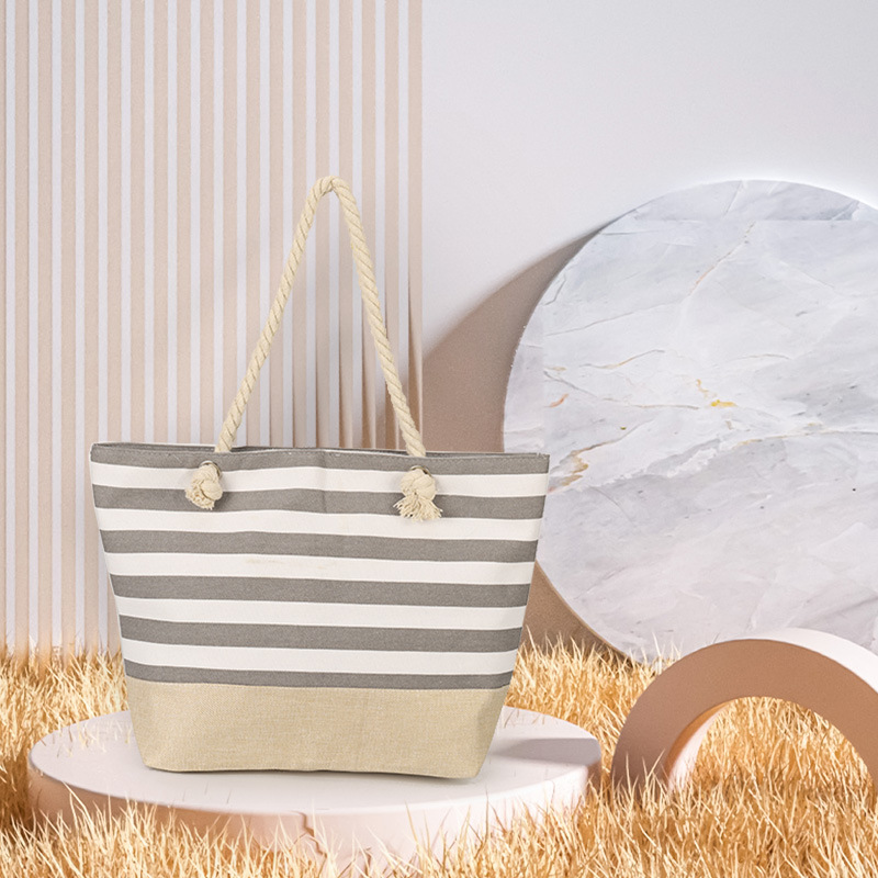 帆布女包实物图