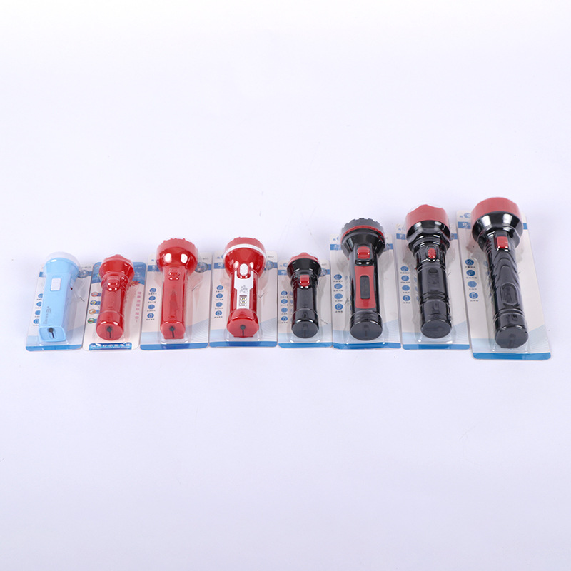 High-intensity led household flashlight, rechargeable mini outdoor plastic lighting lamp, multi-speed portable emergency light Application Scenario