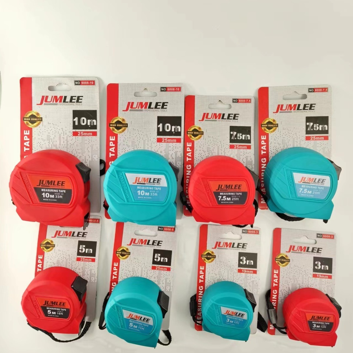 钢卷尺黄公英防摔不锈钢钢卷尺3m5m7.5m10m加厚耐磨抗摔