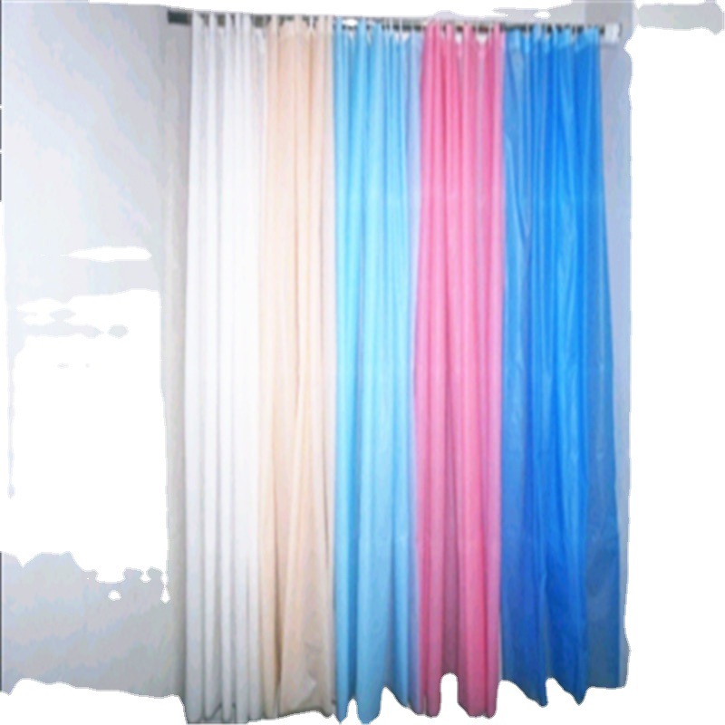 PE single-color/patterned bathroom luxury simple water-blocking shower curtain 180*180CM factory direct sale one piece Item Picture