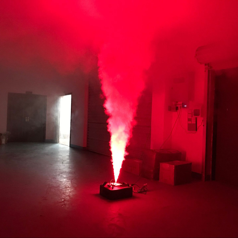 LED seven-color constant temperature air column machine, stage wedding performance, bar remote control led smoke machine, constant temperature spray machine manufacturer Specification drawing