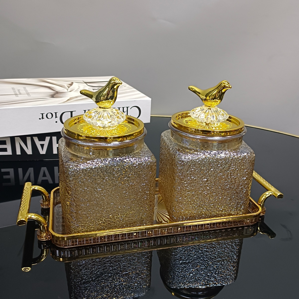 High-quality appearance level glass sealed jars for export, European-style glass with LIDS Specification image