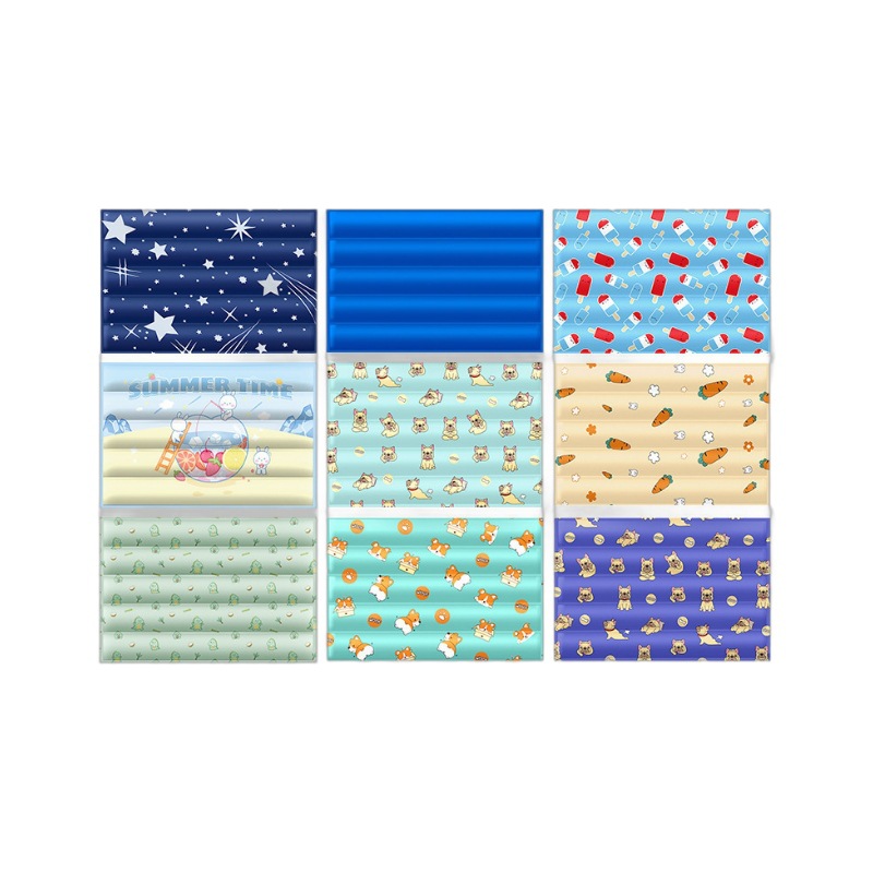 Summer dog bed pet ice pad, pet ice pad cartoon gel cooling pad, dog pad, pet supplies cooling pad Item Picture