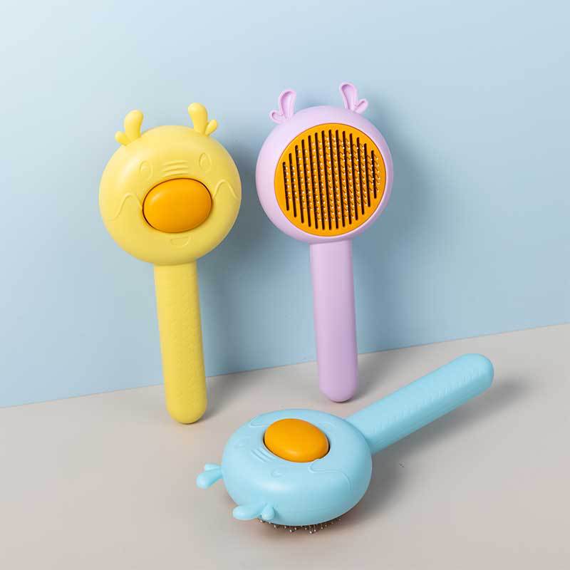 Saiya Pet Zodiac Series Dragon Comb Pet Hair removal comb Cat and dog hair removal floating hair pet products Application Scenario