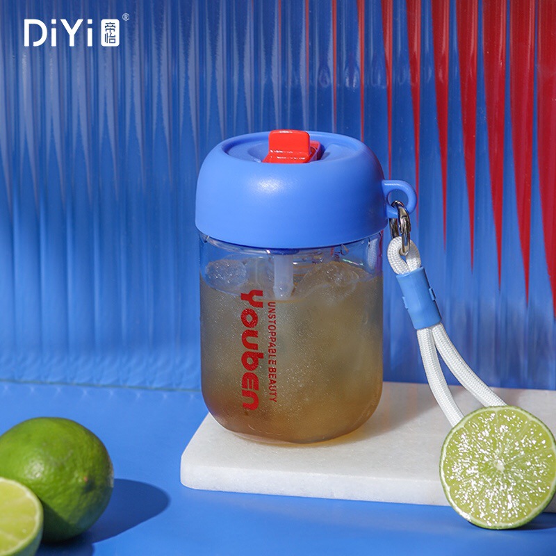 Fashion Portable Pot Belly Straw Cup Casual Convenience Cute Pot Belly Cup Di Yi Large Capacity Outdoor Sports Water Cup Application Scenario