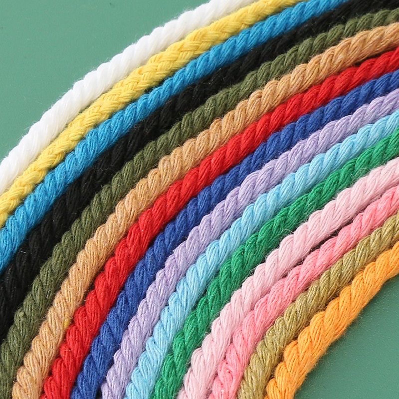 棉绳4mm粗diy编织棉线绳捆绑绳子束口袋抽绳帽绳绳索宠物用品绳