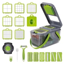 Vegetable cutter Multi-functional vegetable cutter 22 sets