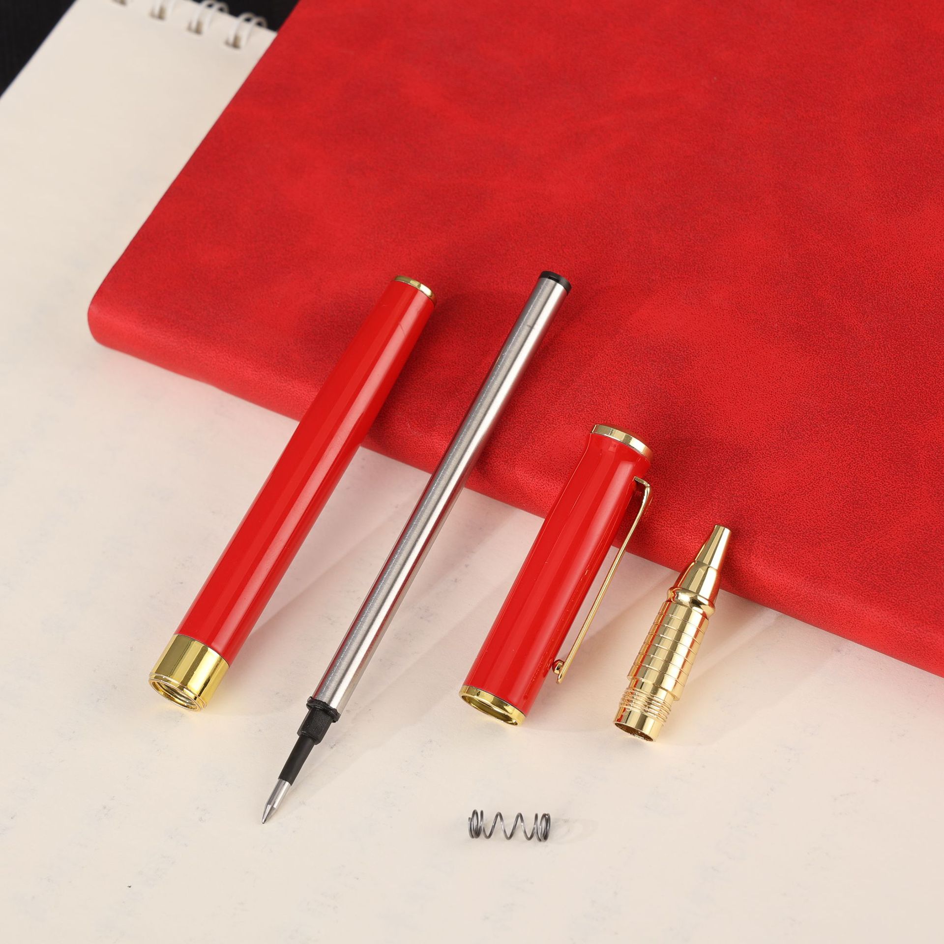 Factory direct sales of business gifts, metal signature pens, advertising gel pens, gift pens, pearl pens, and metal office gel pens details Picture