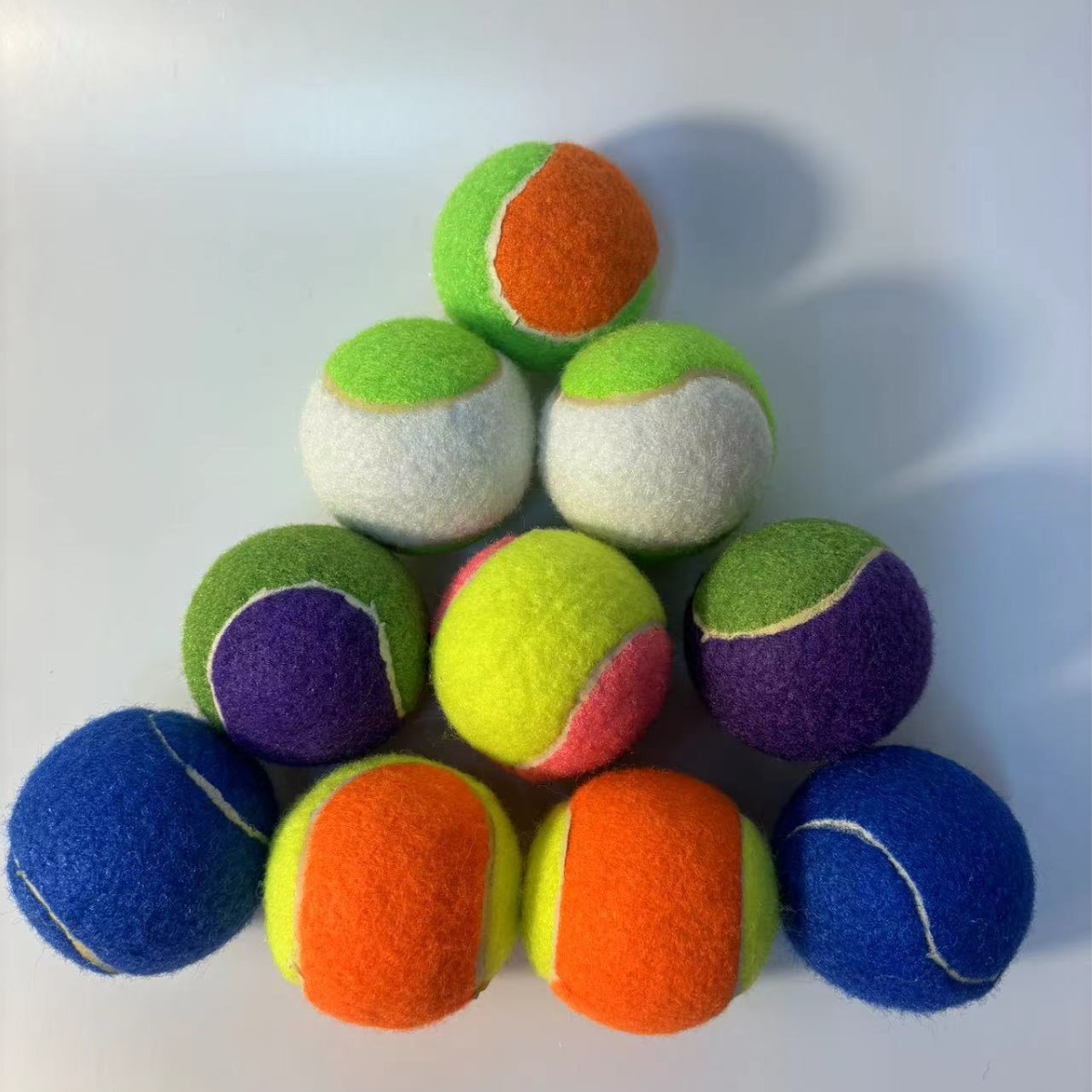 Color Tennis Bulk Wholesale Training Tennis Bulk Wholesale Factory Direct Cross-Border Tennis Bulk Wholesale Specification drawing