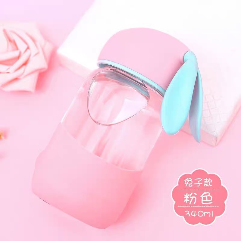 Creative Rabbit Glass Cup details Picture
