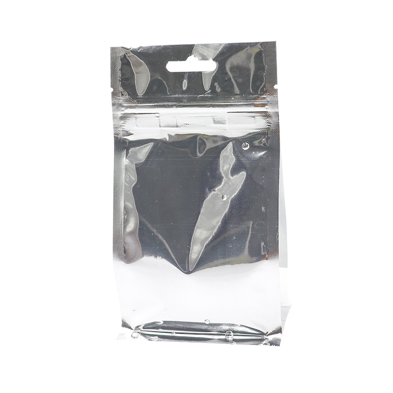 Customized eight-sided sealed yin-yang aluminum-coated self-standing and self-sealing bag with waterproof sealing for nuts and roasted nuts, windowed three-dimensional bone-reinforced bag Specification image