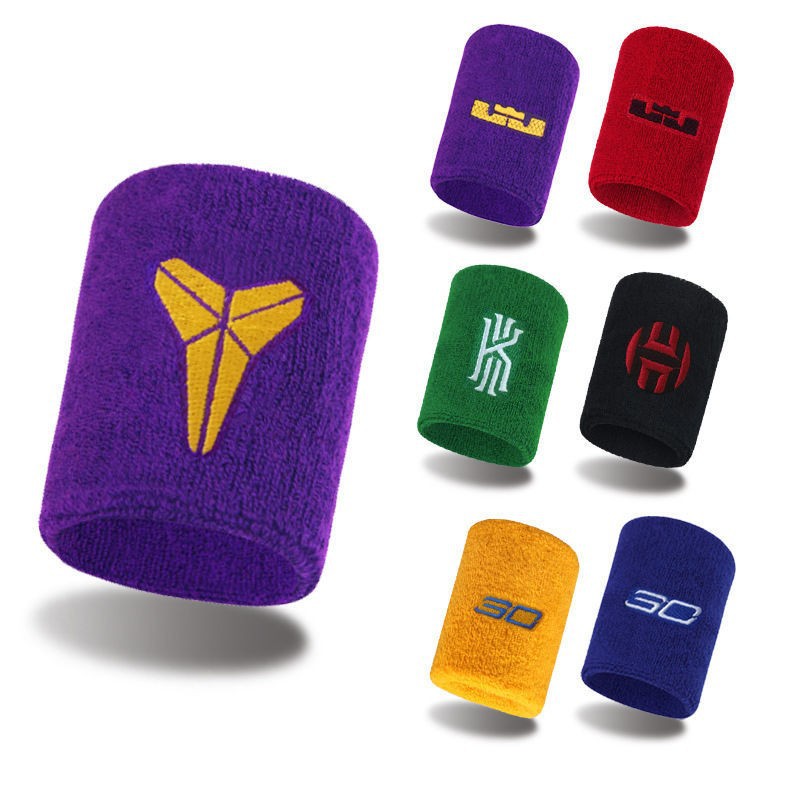 Basketball Wrist Brace Wicks Sweat Away Men's And Women's Fitness Badminton Tennis Wrist Brace Nba Star Towel Wrist Brace details Picture