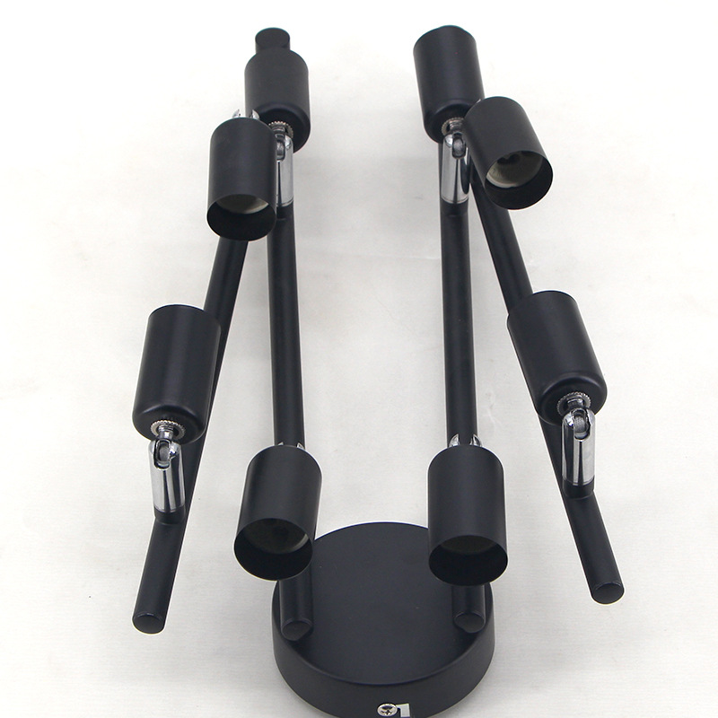 Long 8-head ceiling light LED boom track light Gym clothing store commercial track light long strip track light details Picture
