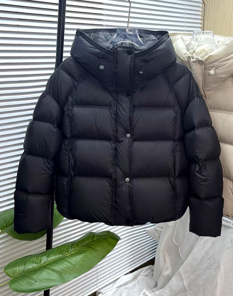 羽绒服女款冬季女装新款90鸭绒外套短款冬装女式高级感平湖详情9
