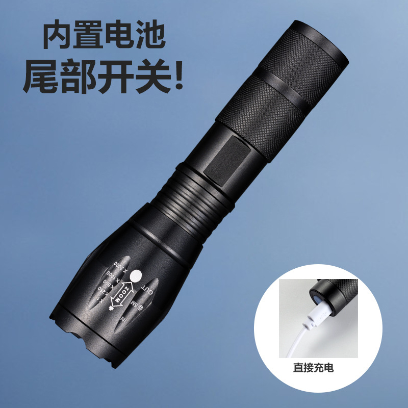 RGB one-second contrast gold four-color photography flashlight, fill light zoom photography flashlight, warm light contrast flashlight details Picture