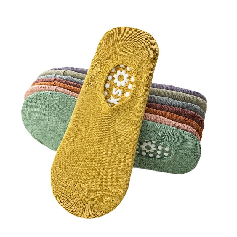厂家TEMU SHEIN防滑瑜伽袜子女专业普拉提袜地板袜点胶运动亚马逊详情图5