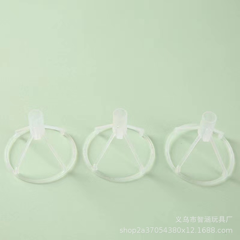 Wholesale of colorful ball club holders, three-color transparent club holders, thickened, night market street balloon promotion pic 12