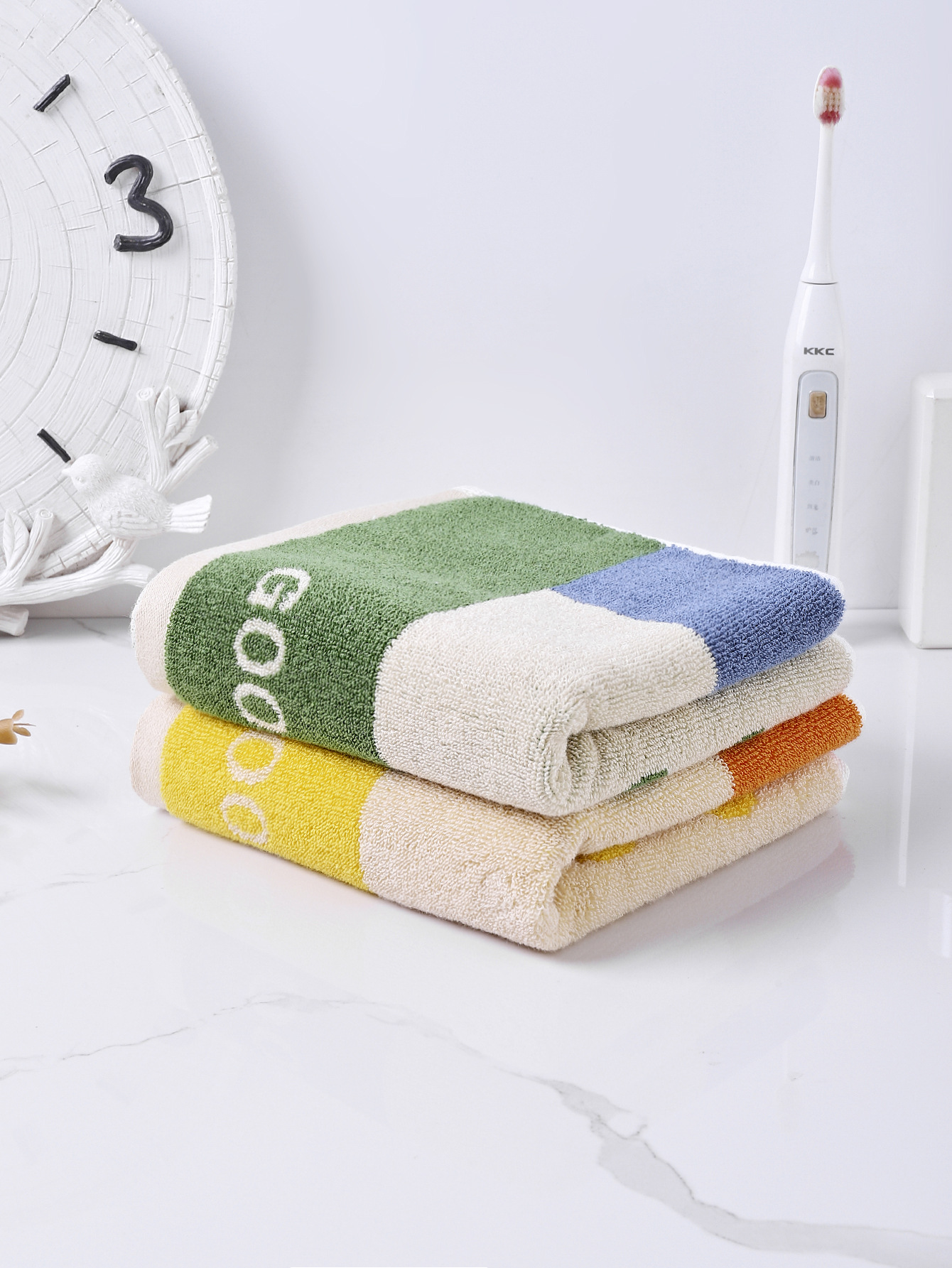 Sweet Cotton Towel Soft Absorbent Jacquard Home Dormitory Couple Business Super Gift Face Towel Spot A Hair details Picture