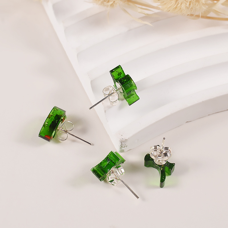 diy crystal resin jewelry, English letter pendants, earrings, keychains, hanging pieces, silicone molds wholesale details Picture