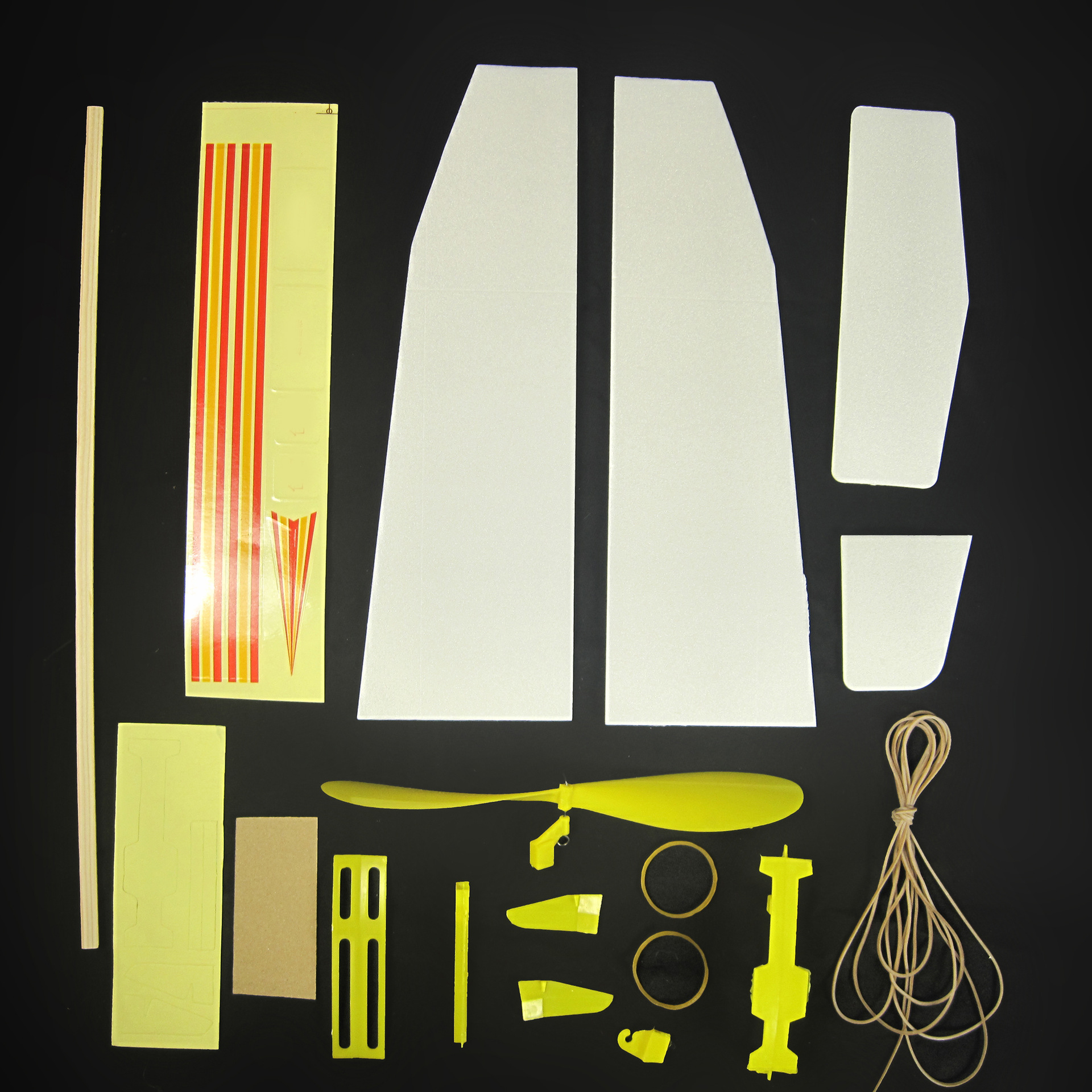 Flying rubber band power aircraft, aviation research and learning, aircraft model assembly, model aircraft assembly, Tianchi competition, aircraft model assembly Specification image