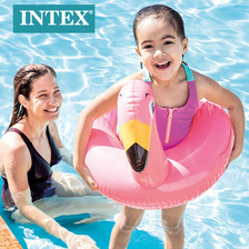 INTEX59220夏季儿童 可调节游泳圈海边宝宝卡通动物创意泳圈批发