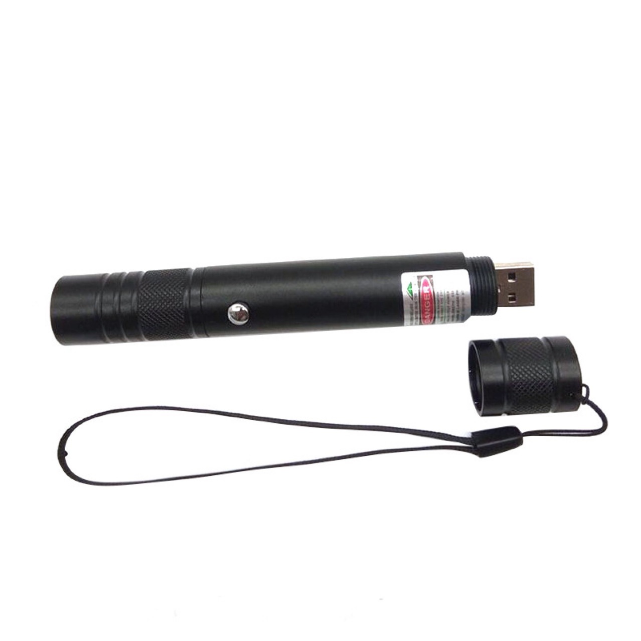 USB green light flashlight, outdoor flashlight, teaching pointer, sales office instruction pen, gift, rechargeable flashlight details Picture