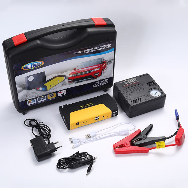 汽车应急启动电源 12V car jump starter 带打气