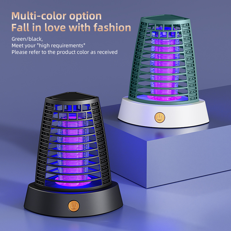 跨境爆款电击灭蚊器家用灭蚊器户外露营灯充电照明灭蚊灯