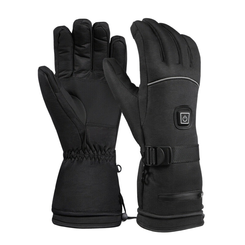 Lithium Battery Heating Gloves Motorcycle Riding Electric Heating Touch Screen Warm Winter Ski Cold Heating Gloves Item Picture