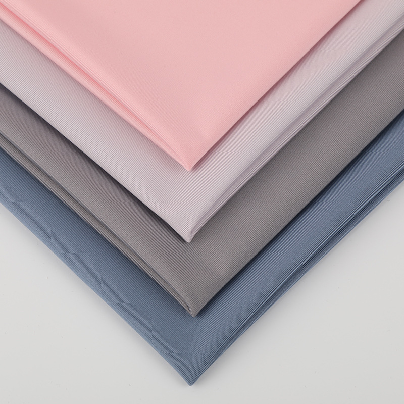 涤氨冰丝防晒面料 220g单面高弹运动速干面料 精梳纬编防晒面料细节图