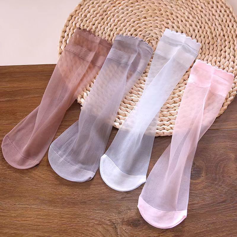 Socks spread a generation of female summer velvet silk socks silk feel socks female invisible through meat short tube transparent socks full figure