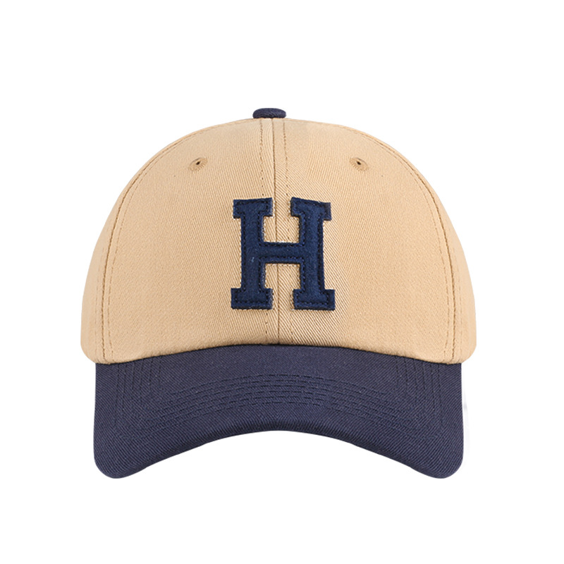 The popular H-letter baseball cap for women is a trendy brand that shows off one's face. It's a casual and versatile Korean version of a spring and autumn sunshade baseball cap for men Item Picture