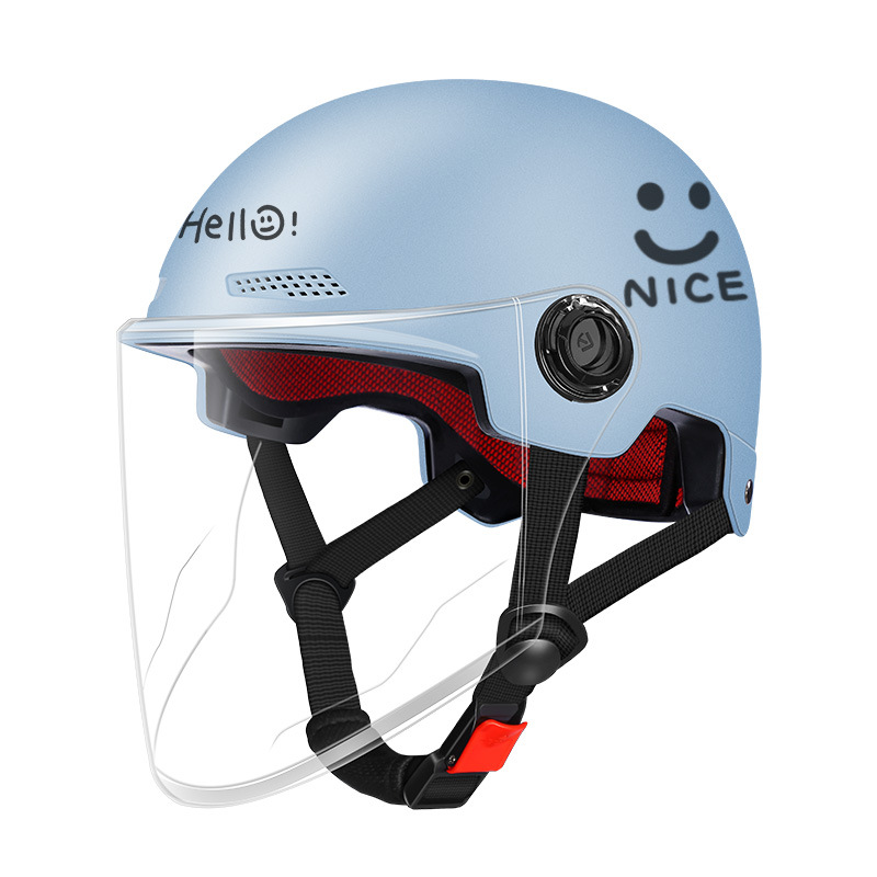 3C certified helmet electric vehicle female new national standard summer sun protection Harley motorcycle male helmet summer four seasons half helmet Item Picture
